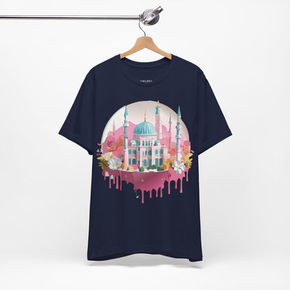 Natural Cotton Tee Shirt - Istanbul, Turkey Printify