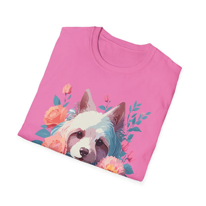 Dog Shirt Unisex Softstyle Cotton Tee Gildan 64000 With Animal Designs