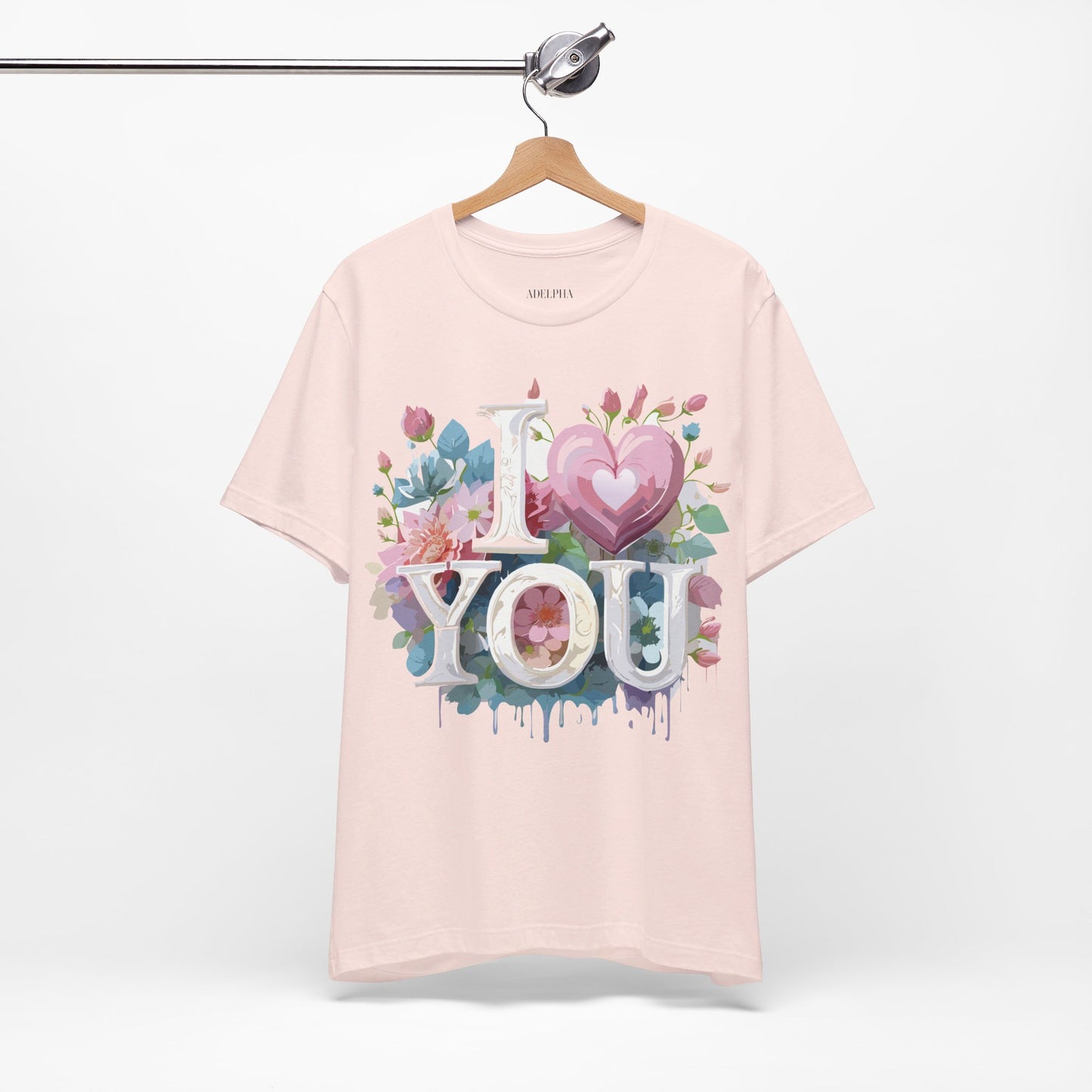 Natural Cotton Tee Shirt - Love story Collection