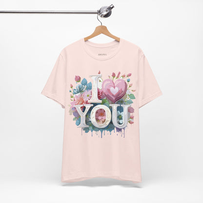 Natural Cotton Tee Shirt - Love story Collection Printify