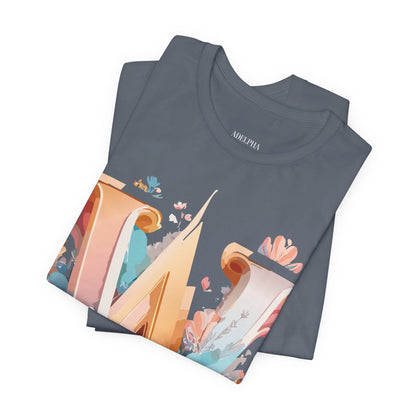Natural Cotton Tee Shirt - Letters Collection - W Printify