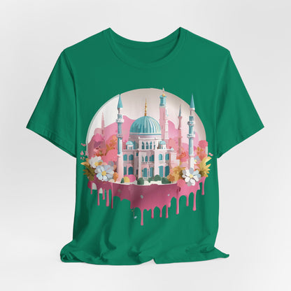 Natural Cotton Tee Shirt - Istanbul, Turkey Printify
