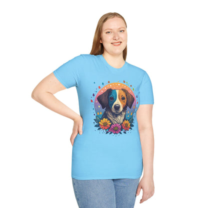 Dog Shirt Unisex Softstyle Tee 100 Percent Cotton Gildan 64000