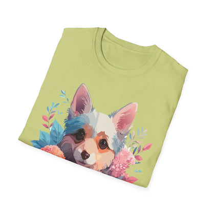 Dog Shirt Unisex Animal Print Tee With Cute Dog Designs And Comfort