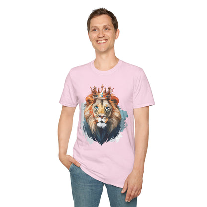 Lion Shirt Unisex Animal Tee Gildan Softstyle 64000 100 Percent Ring Spun Cotton