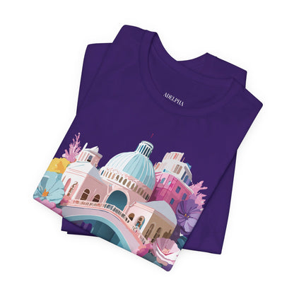 Natural Cotton Tee Shirt - Beautiful Places Collection - Venice Printify