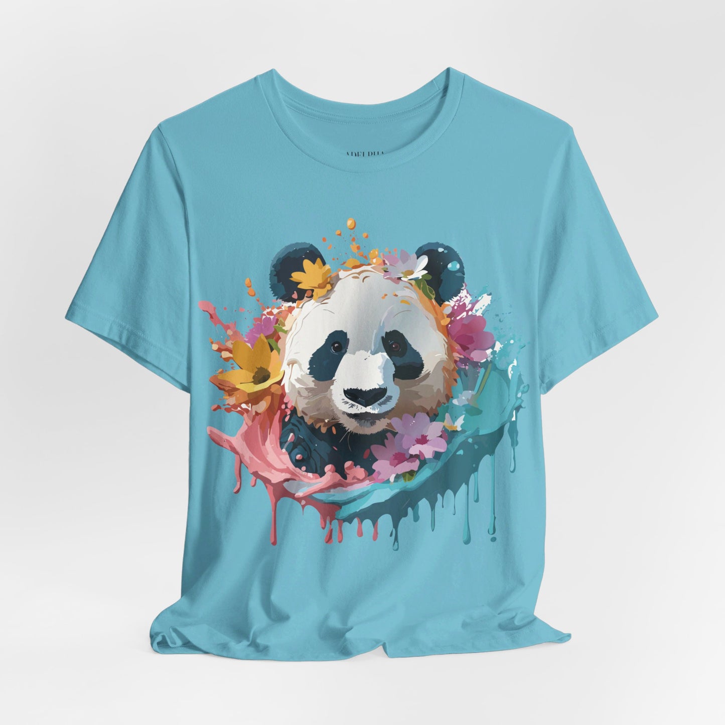 T-shirt en coton naturel avec panda