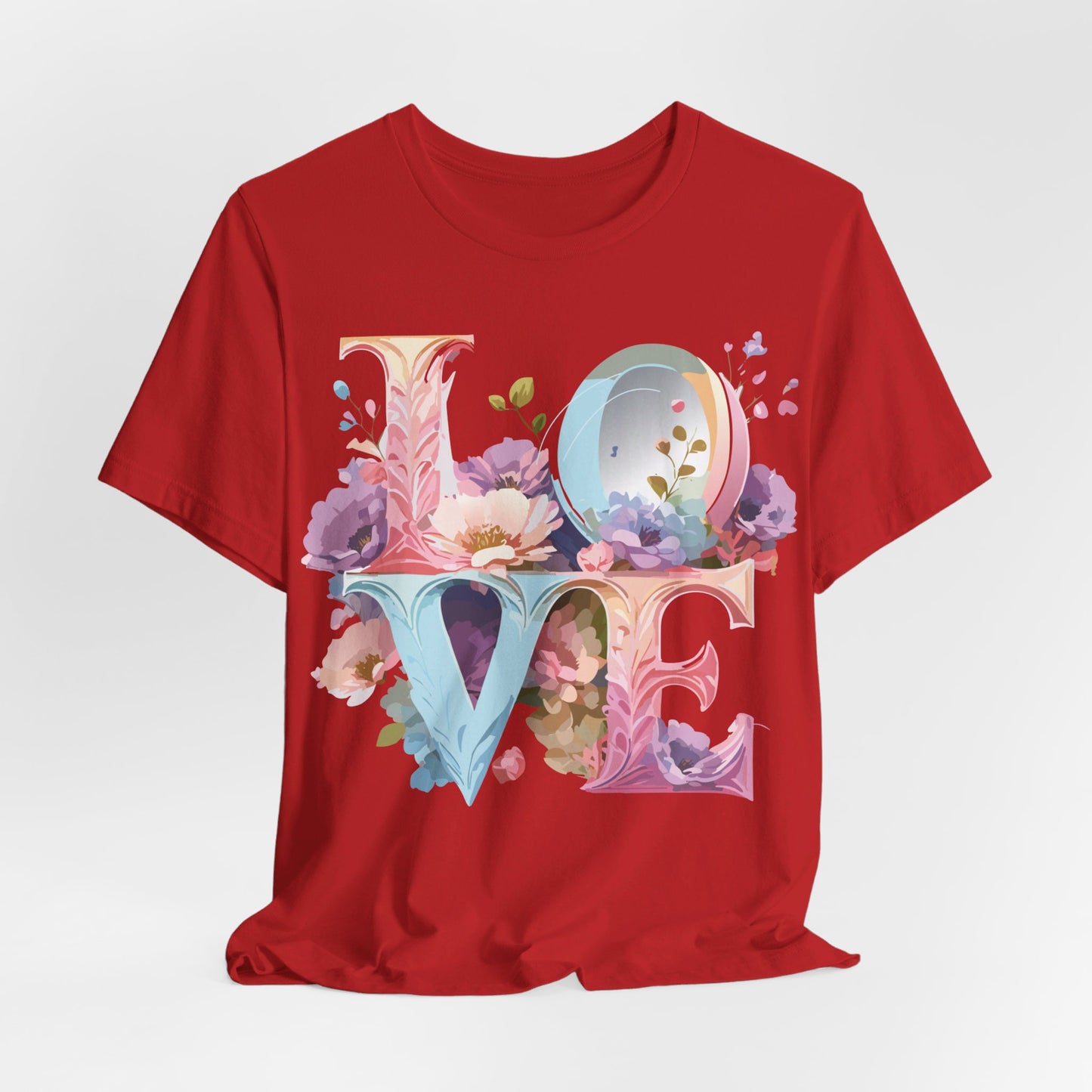 T-Shirt aus natürlicher Baumwolle – Love Story Collection