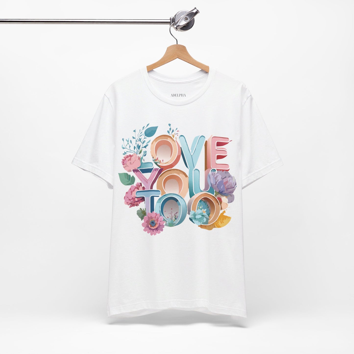 T-Shirt aus natürlicher Baumwolle – Love Story-Kollektion