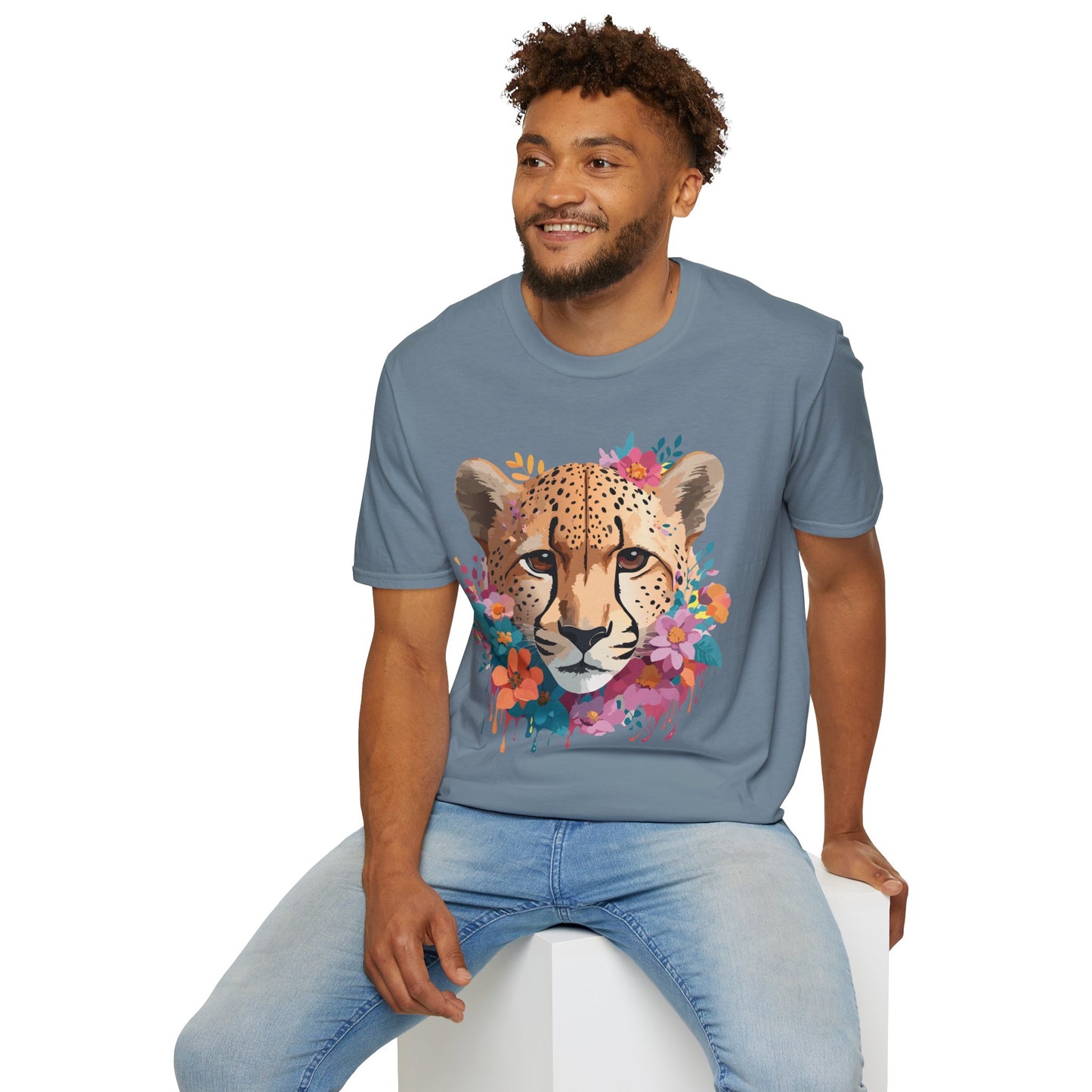 Cheetah Shirt, Shirt with Cheetah, Cheetah Tee, Shirt with Animals