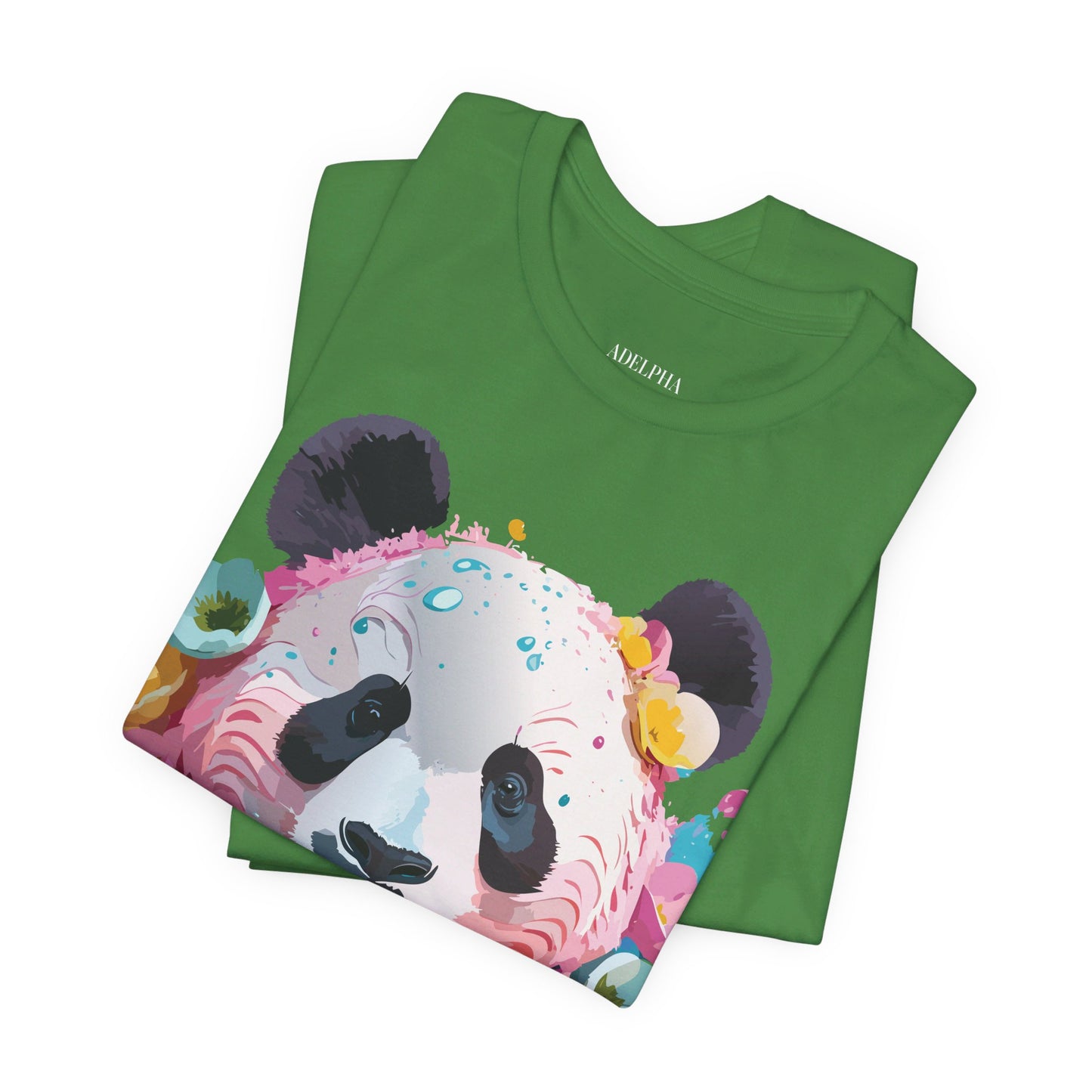 T-shirt en coton naturel avec panda