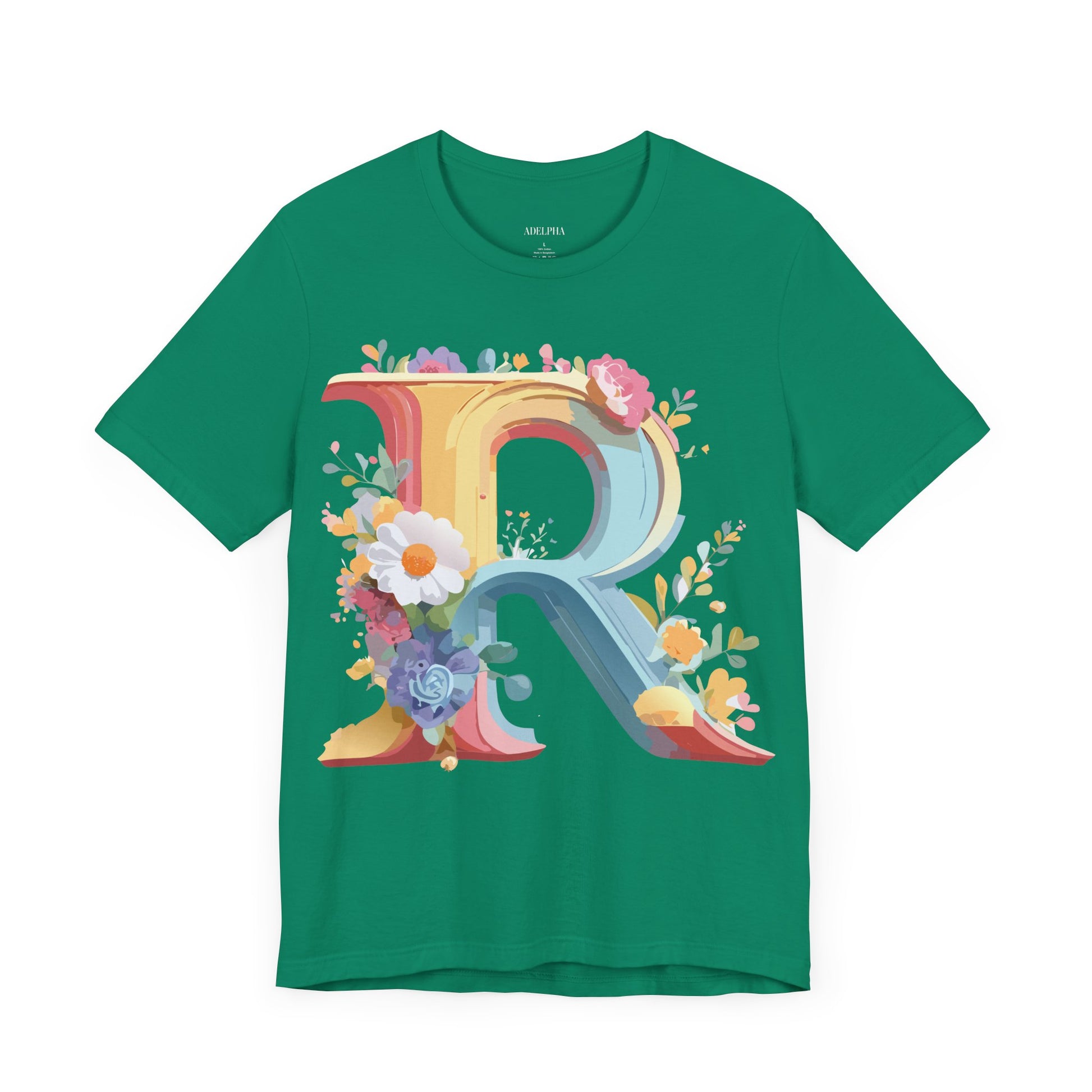 Letter Shirt, Letter R Shirt - ADELPHA