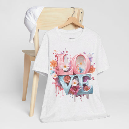 Natural Cotton Tee Shirt - Love story Collection Printify