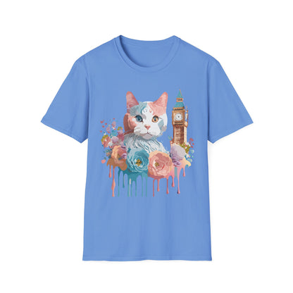 Cat Shirt Unisex Tee Softstyle 64000 Gildan Ring Spun Cotton