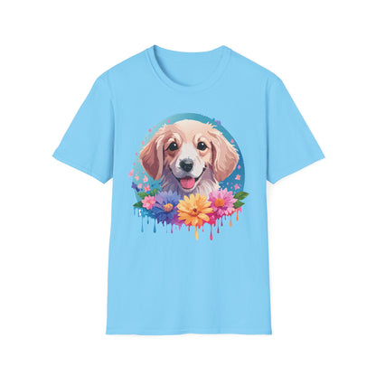 Unisex Dog Shirt Animal Tee Gildan Softstyle 64000 100 Percent Cotton