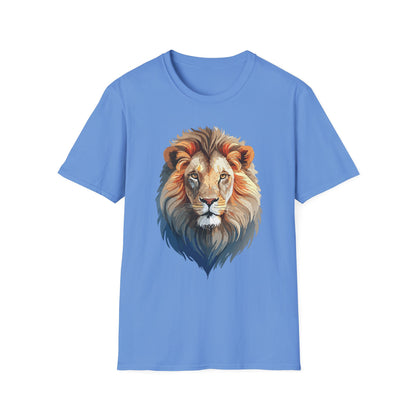 Gildan Lion Graphic Short Sleeve Softstyle Tee 100 Percent Cotton