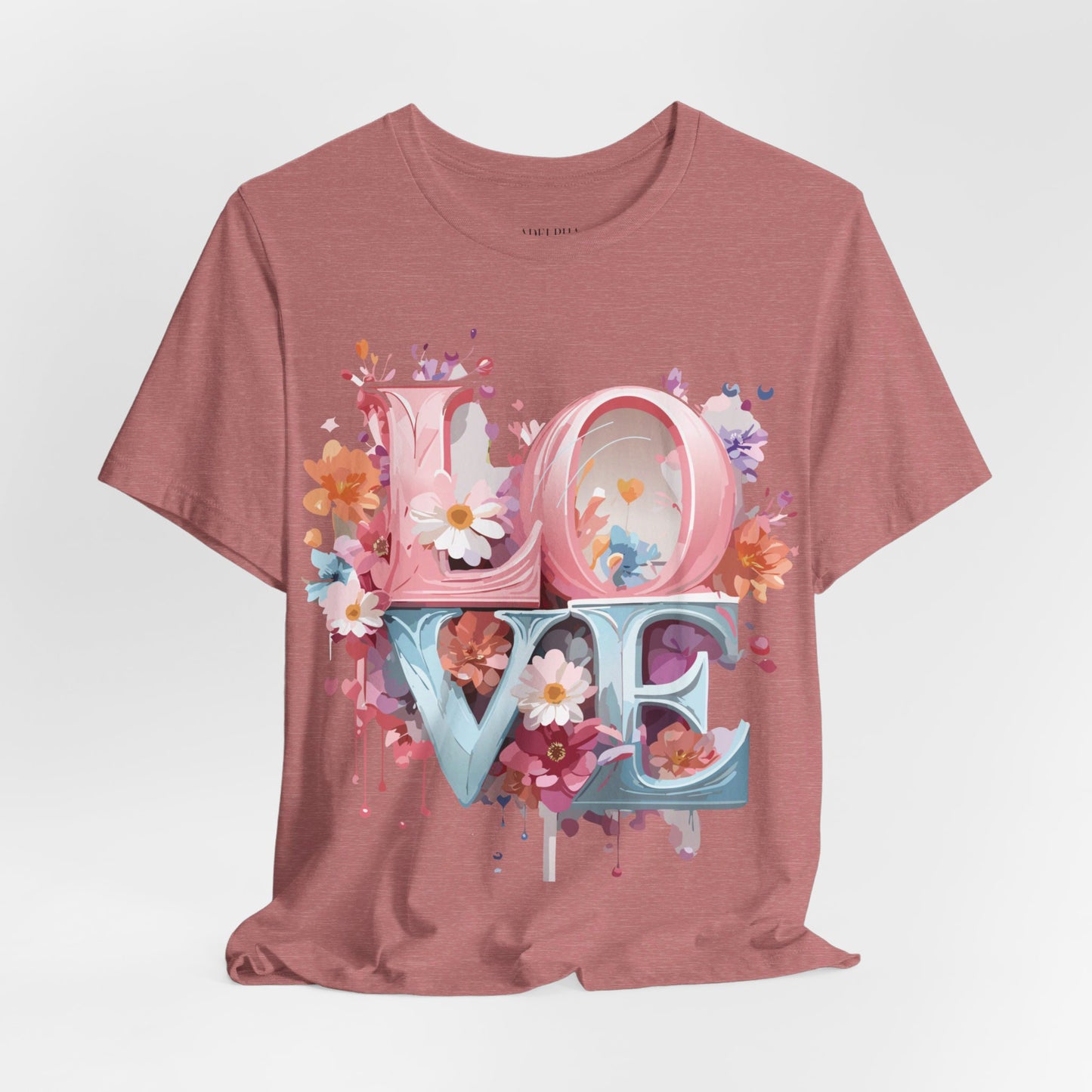 T-Shirt aus natürlicher Baumwolle – Love Story-Kollektion