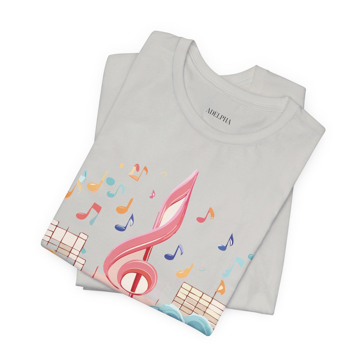 T-shirt en coton naturel - Collection Musique