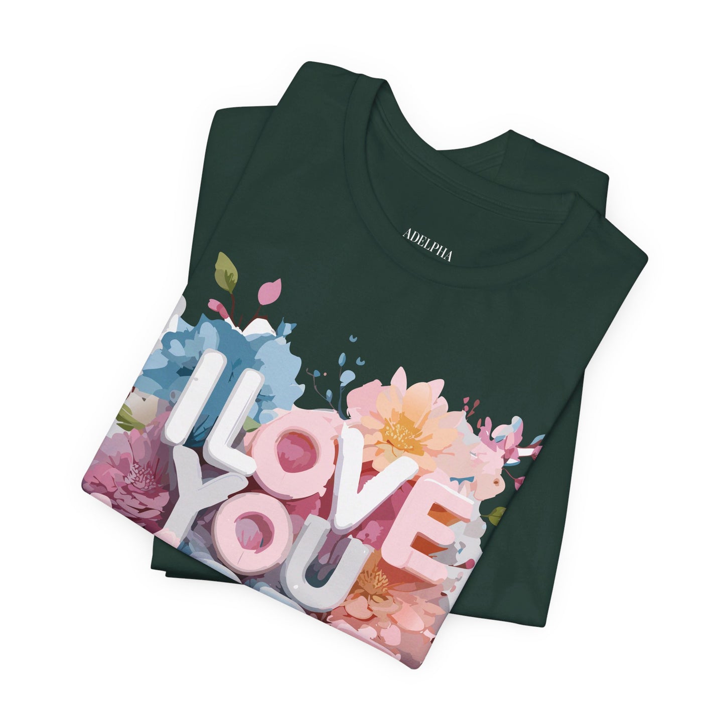 T-Shirt aus natürlicher Baumwolle – Love Story Collection