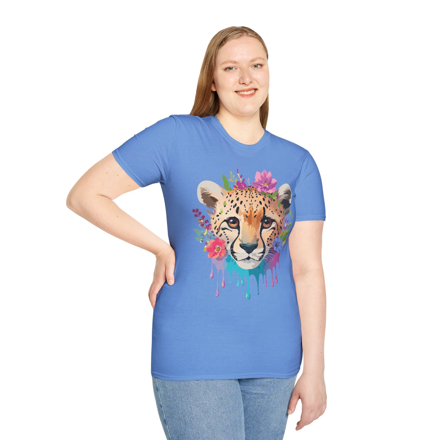 Cheetah Shirt, Shirt with Cheetah, Cheetah Tee, Shirt with Animals