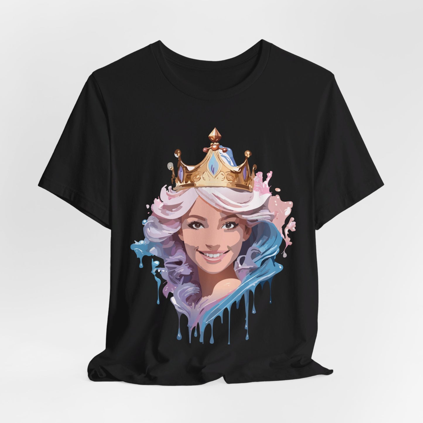 T-Shirt aus natürlicher Baumwolle – Queen Collection