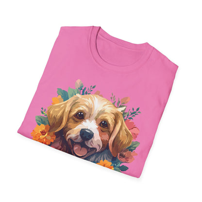 Dog Shirt Unisex Animal Tee Softstyle 64000 Gildan Cotton Tee