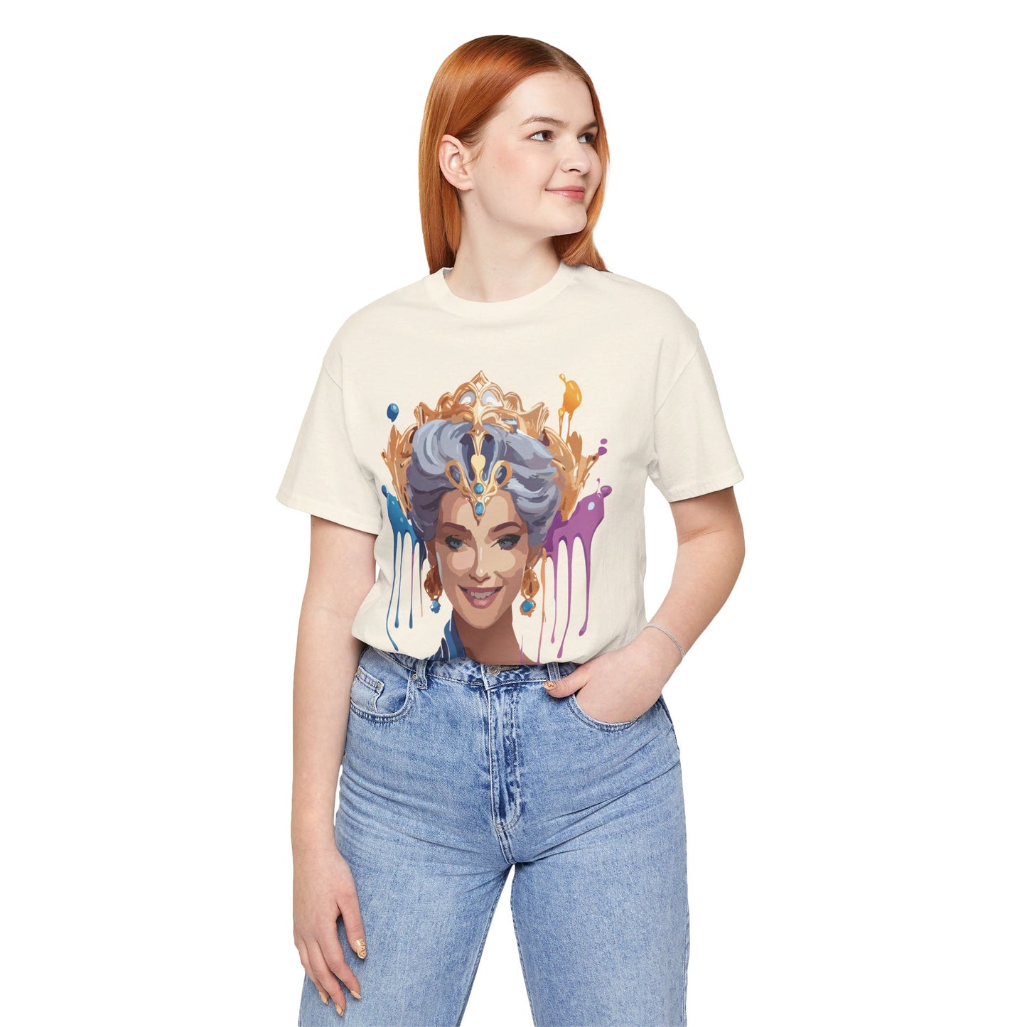 Natural Cotton Tee Shirt - Queen Collection