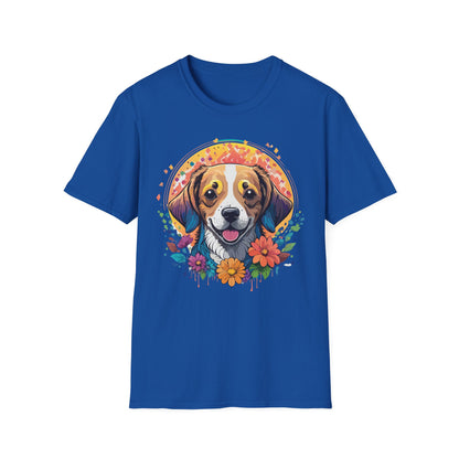 Dog Shirt Unisex Animal Tee Gildan 64000 Softstyle Ring Spun Cotton