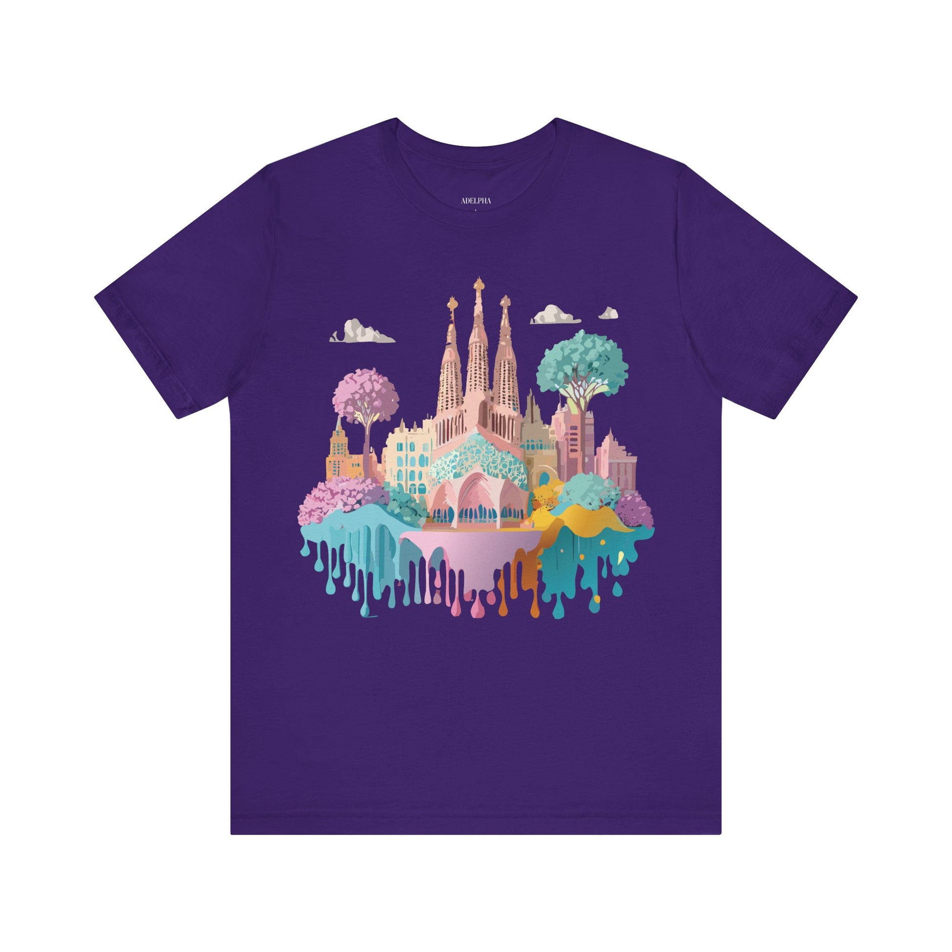 Tourist Shirt, Shirt with Barcelona - ADELPHA