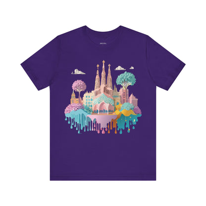 Tourist Shirt, Shirt with Barcelona - ADELPHA
