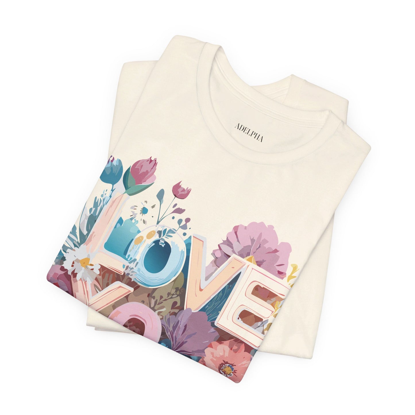 Natural Cotton Tee Shirt - Love story Collection