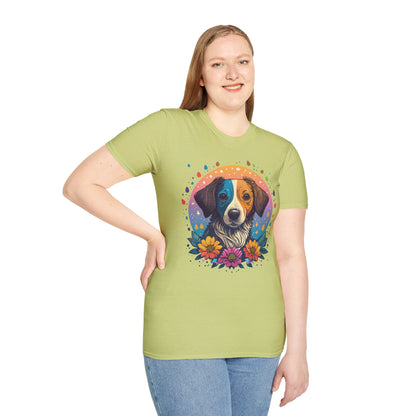 Dog Shirt Unisex Softstyle Tee 100 Percent Cotton Gildan 64000
