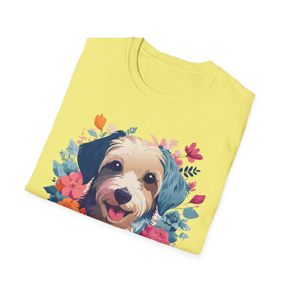 Dog Shirt Unisex Animal Tee Made From 100 Percent Ring Spun Cotton