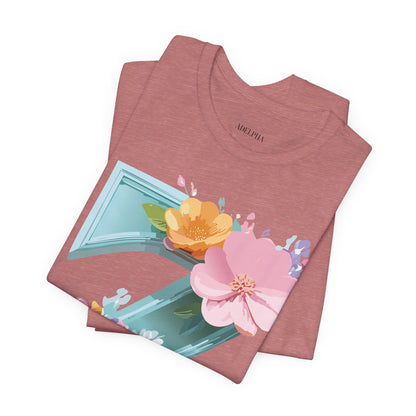 Natural Cotton Tee Shirt - Letters Collection - Z Printify
