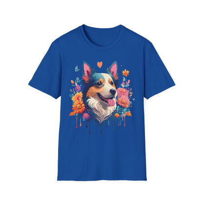 Animal Print Dog Shirt Unisex Softstyle Cotton Tee For Pet Lovers