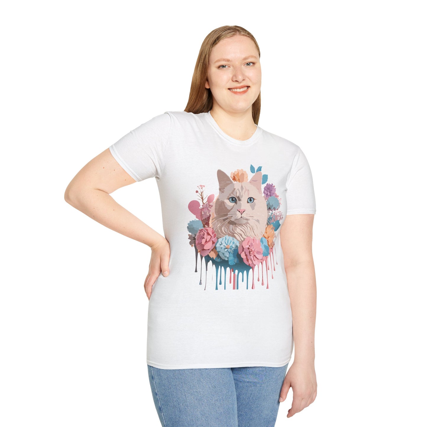 Cat Shirt, Shirt with Cat, Cats Tee, Kitten Tee