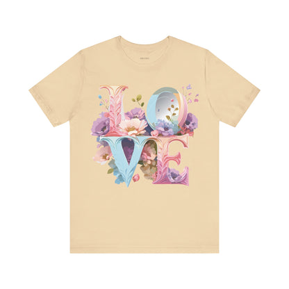 Natural Cotton Tee Shirt - Love story Collection Printify