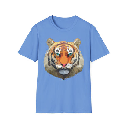 Tiger Shirt Unisex Animal Tee Gildan Softstyle 64000 Cotton Tee