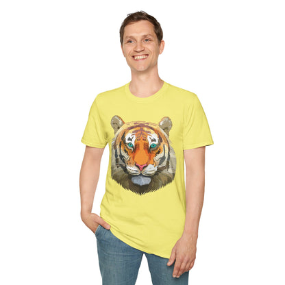 Tiger Shirt Unisex Animal Tee Gildan Softstyle 64000 Cotton Tee