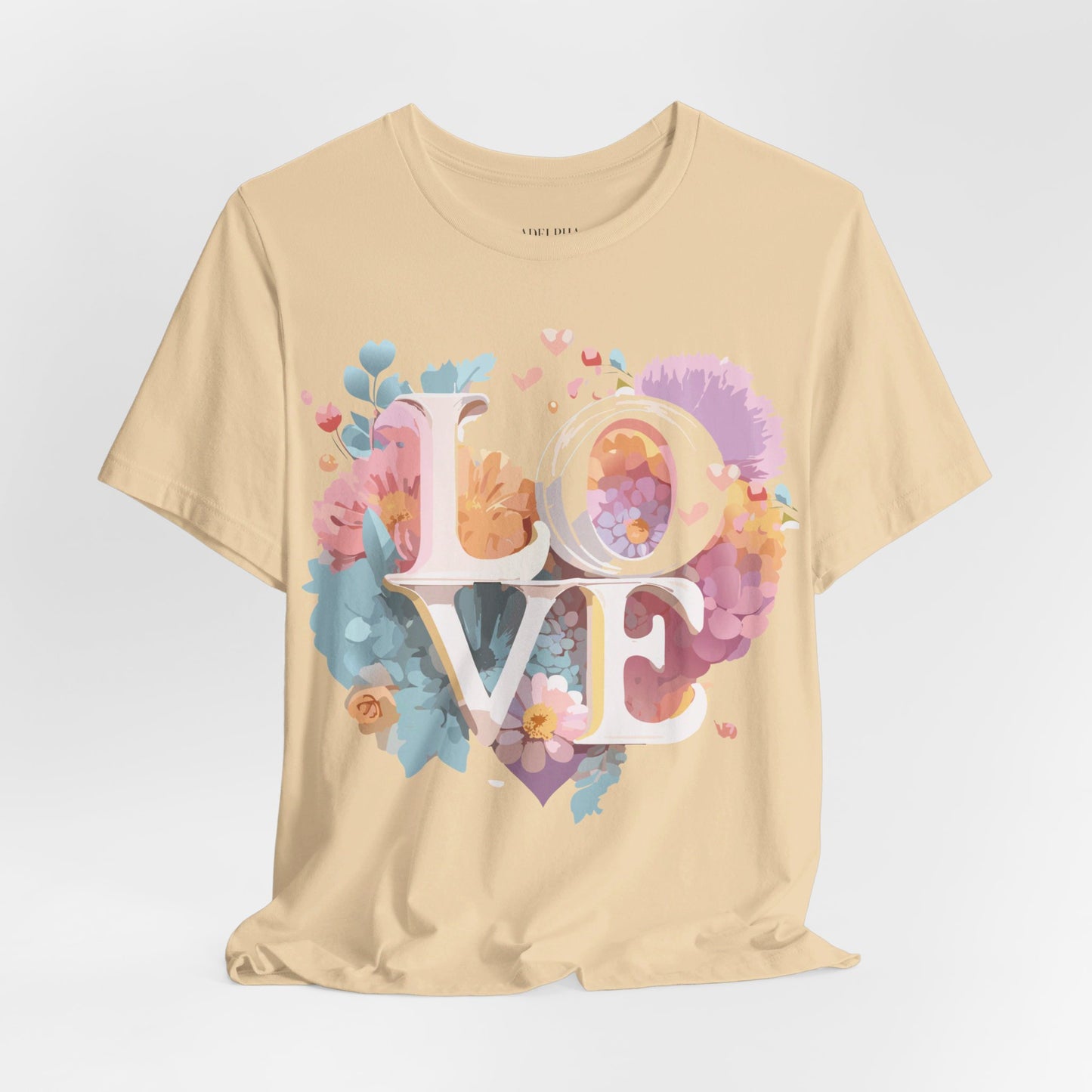 T-Shirt aus natürlicher Baumwolle – Love Story-Kollektion