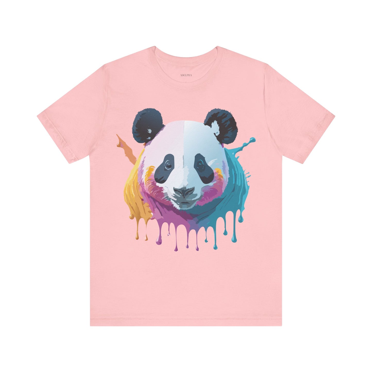 Natural Cotton Tee Shirt with Panda