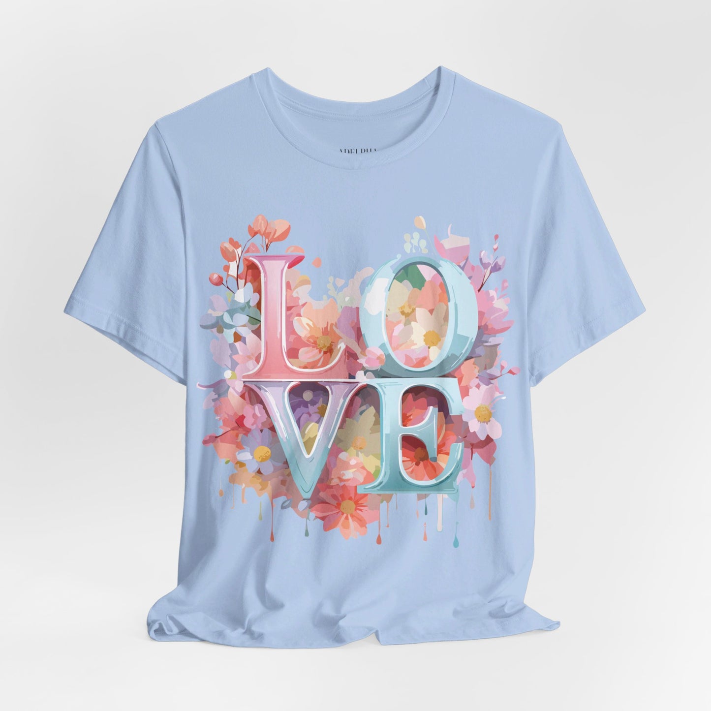 T-shirt en coton naturel - Collection Love story