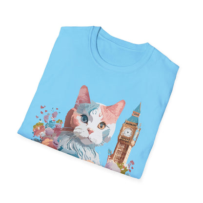 Cat Shirt Unisex Tee Softstyle 64000 Gildan Ring Spun Cotton