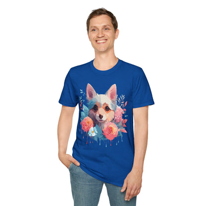 Dog Shirt Unisex Animal Print Tee With Cute Dog Designs And Comfort