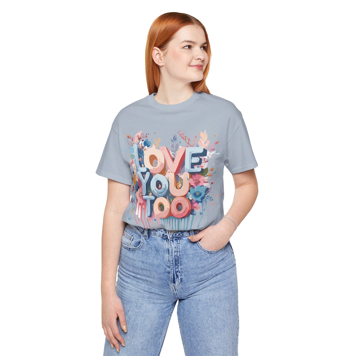 T-Shirt aus natürlicher Baumwolle – Love Story-Kollektion