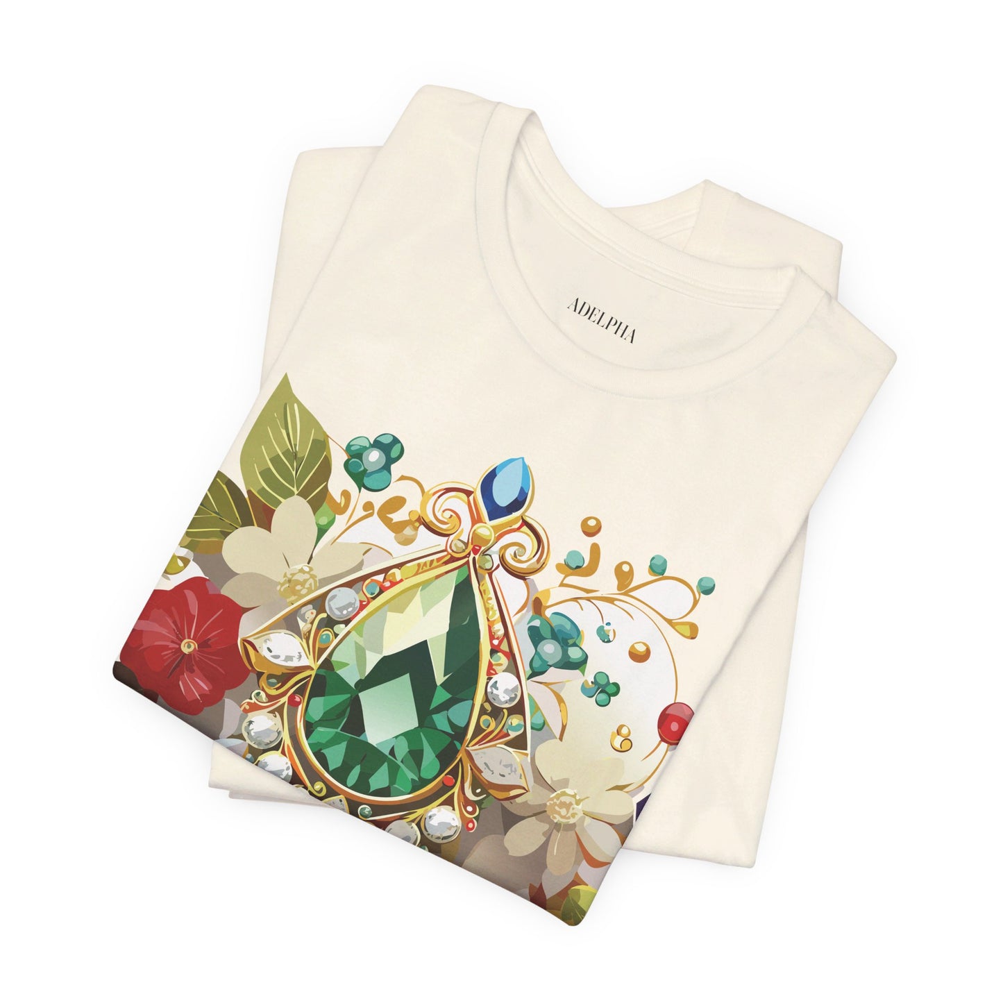 T-Shirt aus natürlicher Baumwolle – Queen Collection