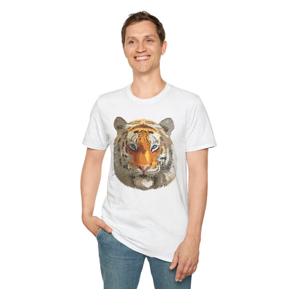 Unisex Tiger Shirt Animal Print Tee Gildan Softstyle Cotton Quality