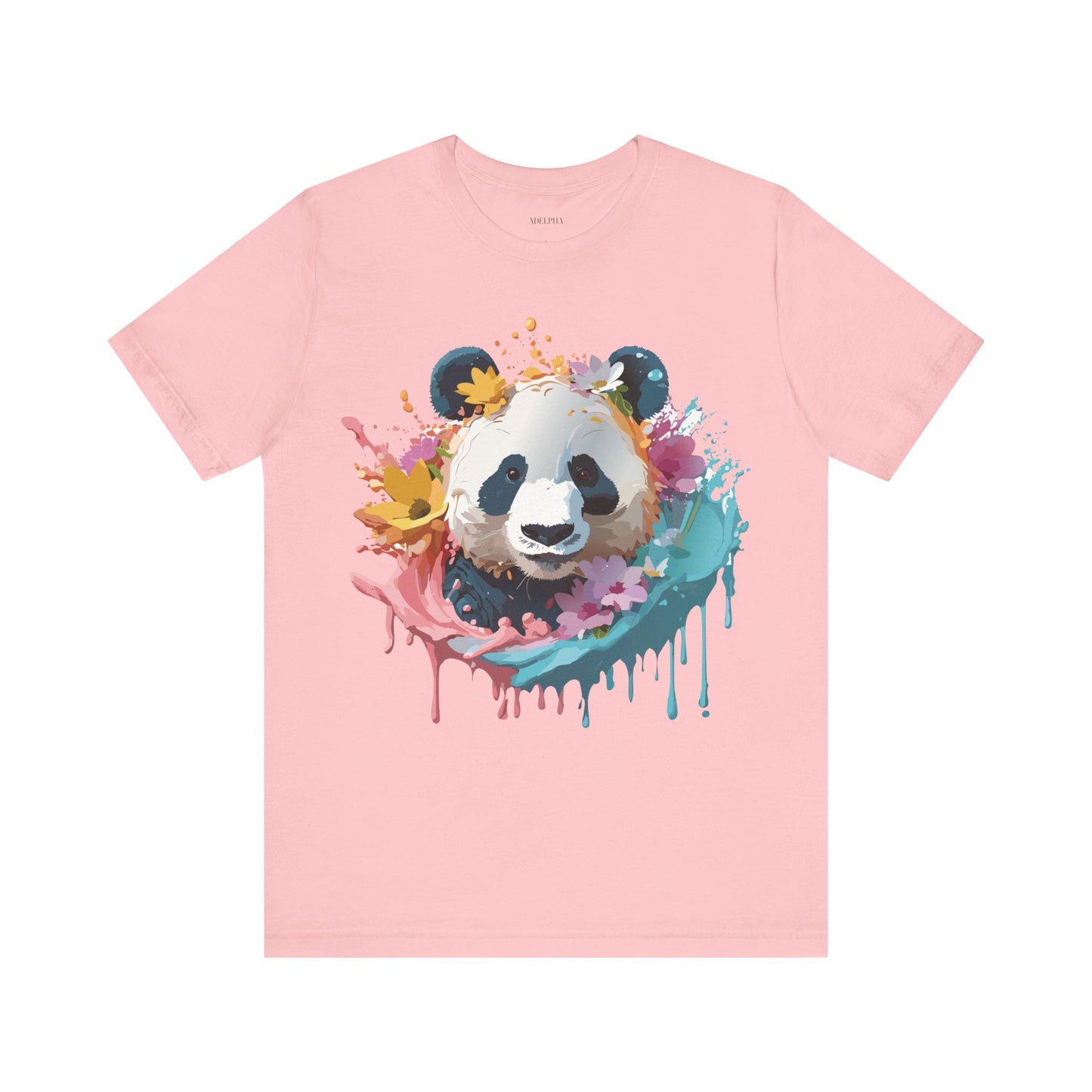 T-Shirt aus natürlicher Baumwolle mit Panda