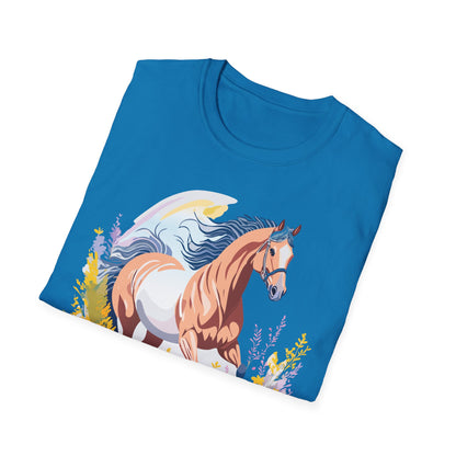 Horse Shirt Unisex Gildan Softstyle Tee 100 Ring Spun Cotton