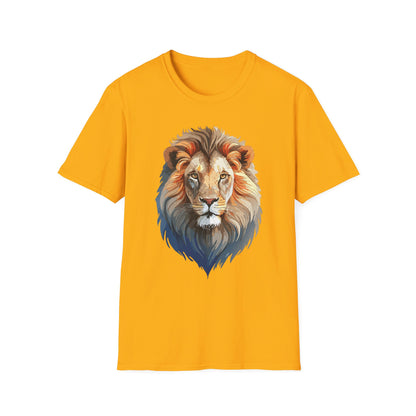 Gildan Lion Graphic Short Sleeve Softstyle Tee 100 Percent Cotton